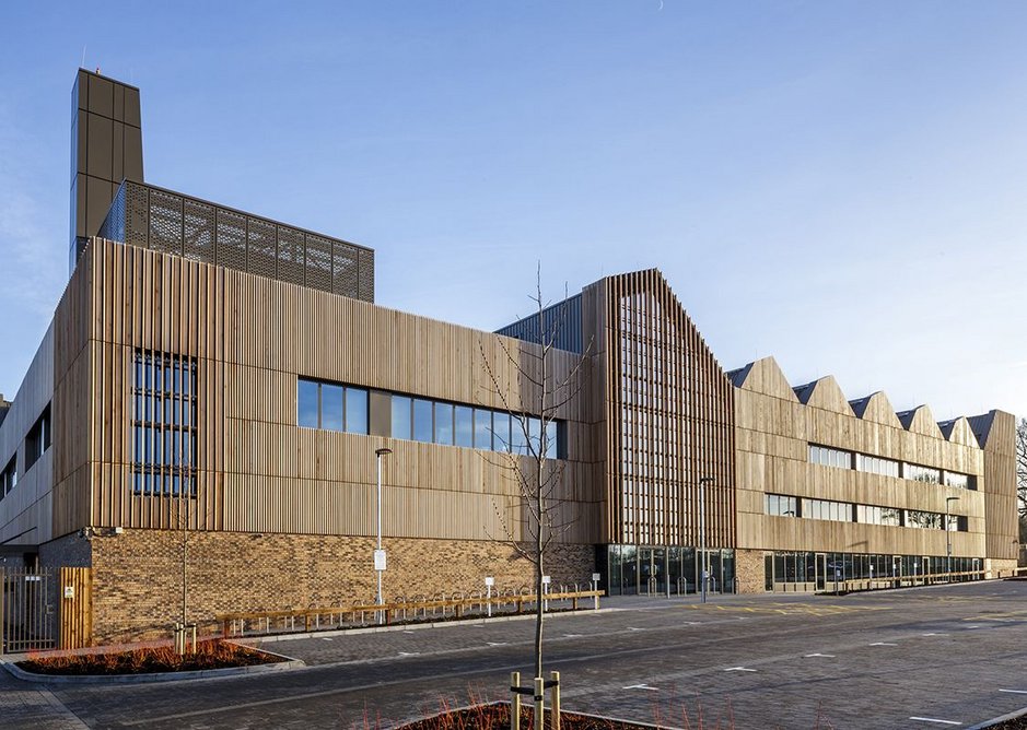 UEA timber clad pioneering research medical building peter dann engineers