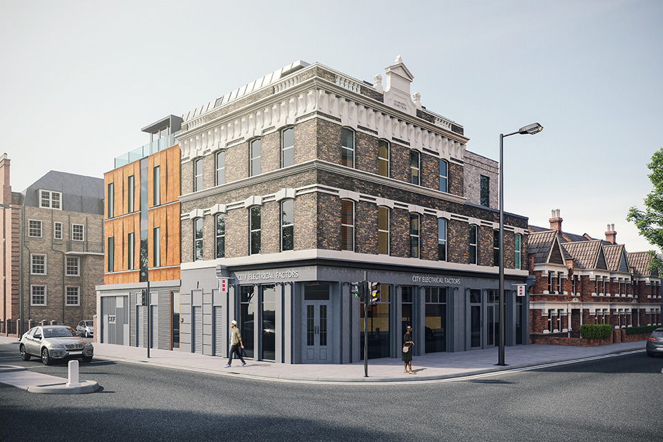 mixed-use development of conversion and extension