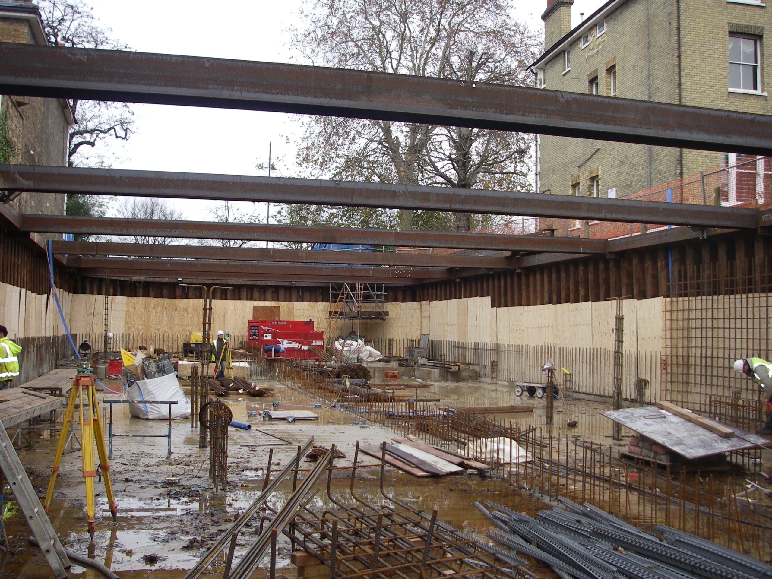Basement works private residential site