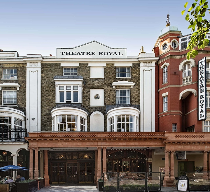 Brighton Theatre Royal Refurbished collonade facade