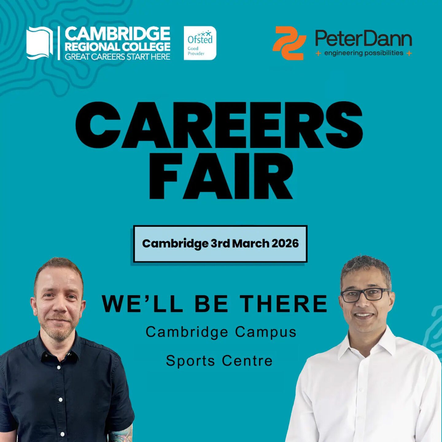 Cambridge regional college careers fair peter dann structural engineering