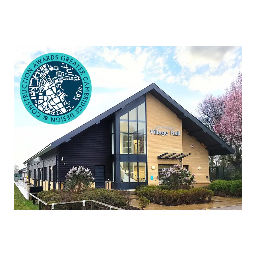 New-build village hall by Peter Dann Structural and Civil Engineers Cambridge