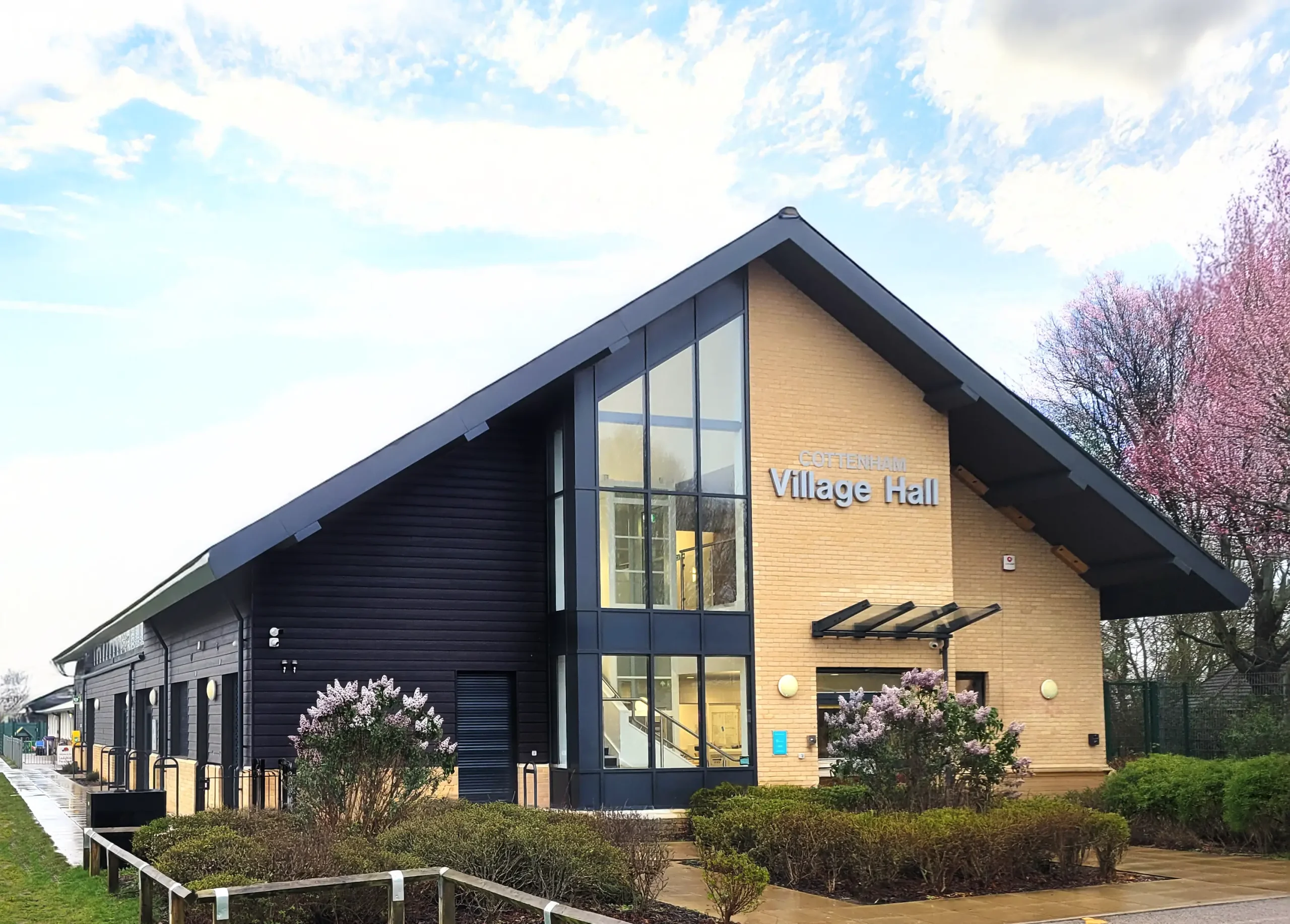 Cottenham Village Hall Exterior new build Peter Dann