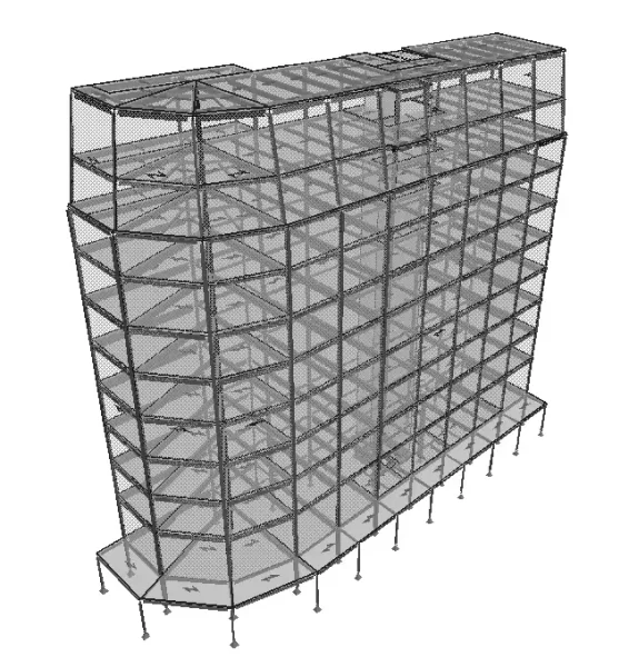 Building spans for Candlewick House in central London