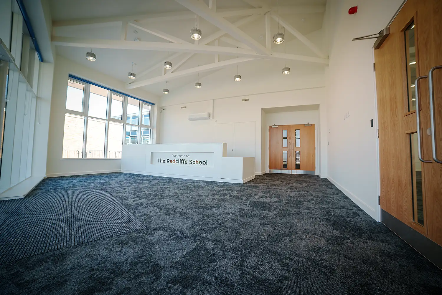 Radcliffe school extension interior