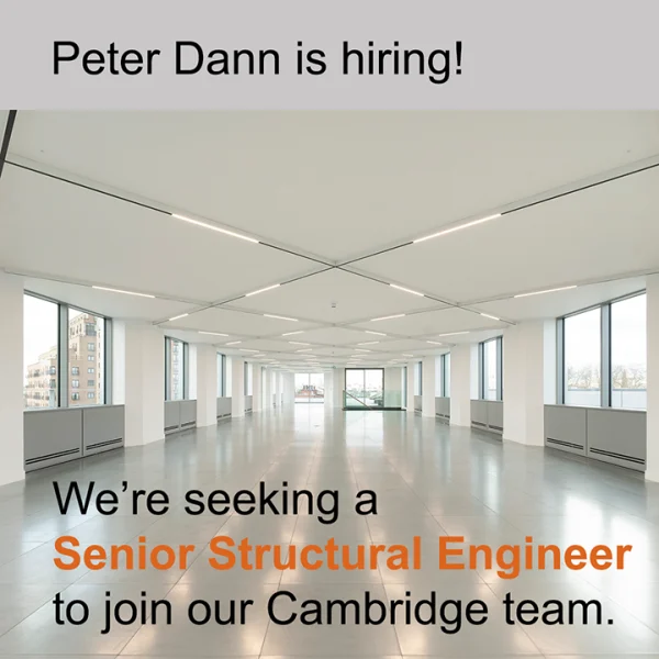 Senior Structural Engineer Vacancy Peter Dann Cambridge Engineers